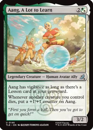 Aang. A Lot to Learn (TLE-146) - Avatar: The Last Airbender: Eternal-Legal Foil