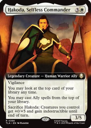 Hakoda. Selfless Commander (Extended Art) (TLA-366) - Avatar: The Last Airbender