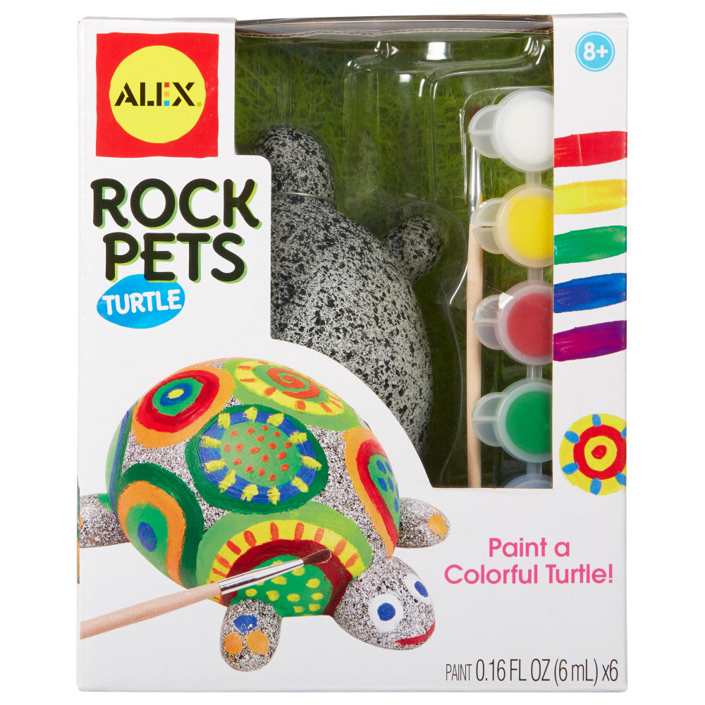 ALEX Toys Craft Rock Pets Turtle. Paint & Personalize Your Pet - Multicolor