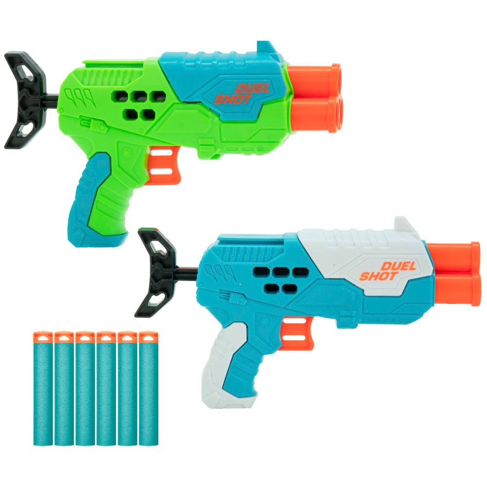 Air Warriors Duel Shot 2-Pack Dart Blasters. Long-Range. Ages 6+