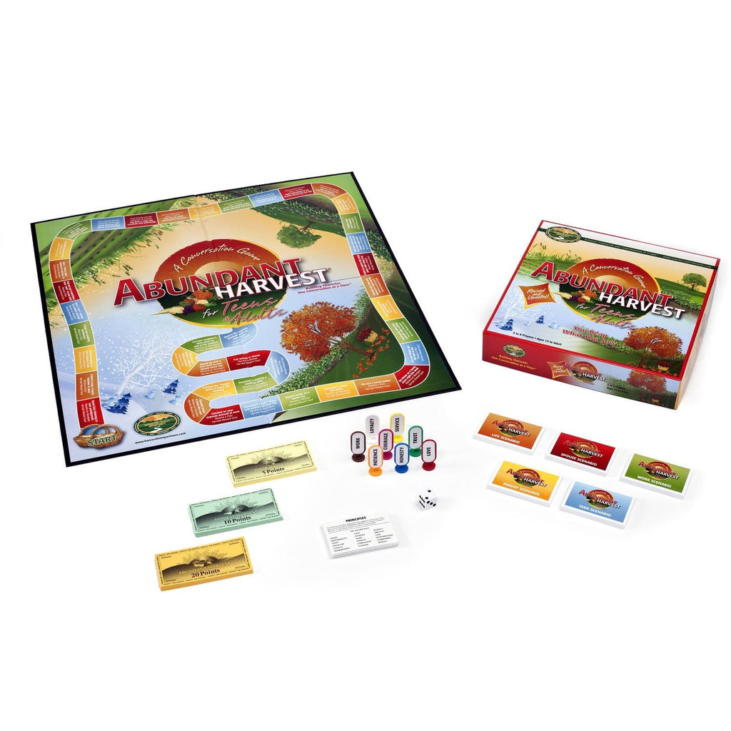 Abundant Harvest For Teens & Family Conversation Board Game