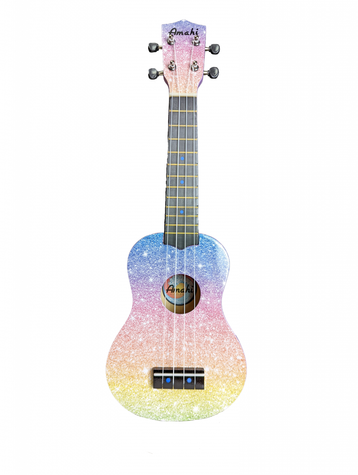 Amahi Ukulele - Glitter Rainbow