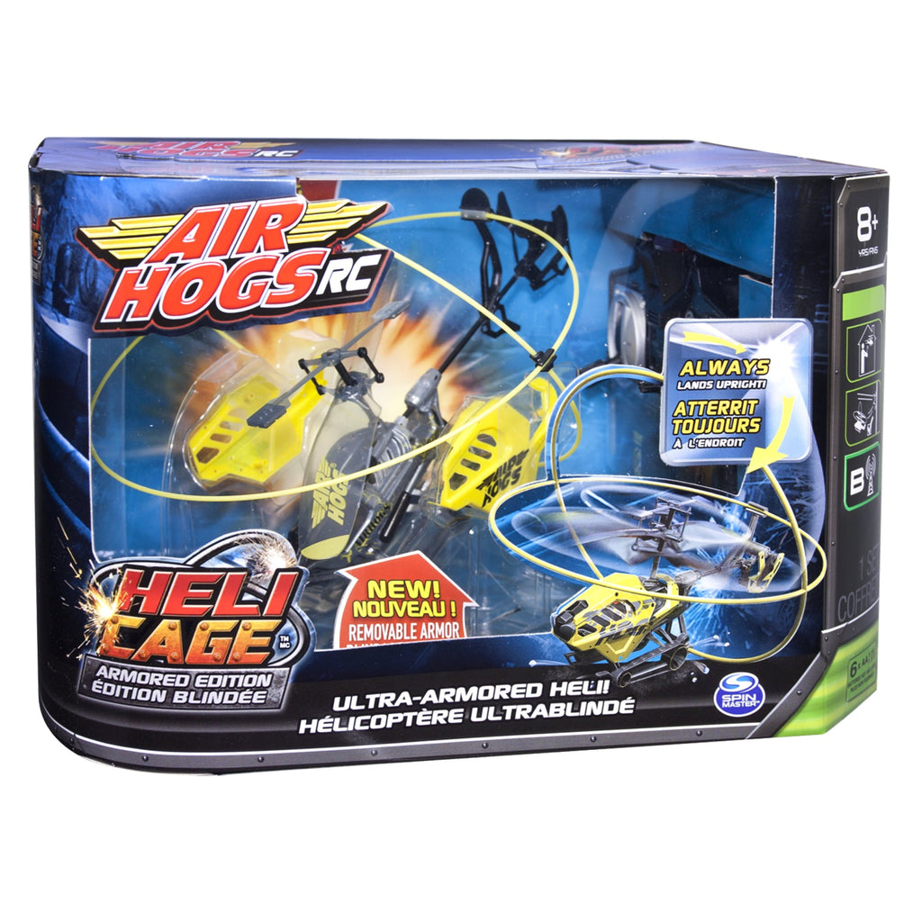 Air Hogs Radio Control Heli Cage - Invincible Flyer - Yellow