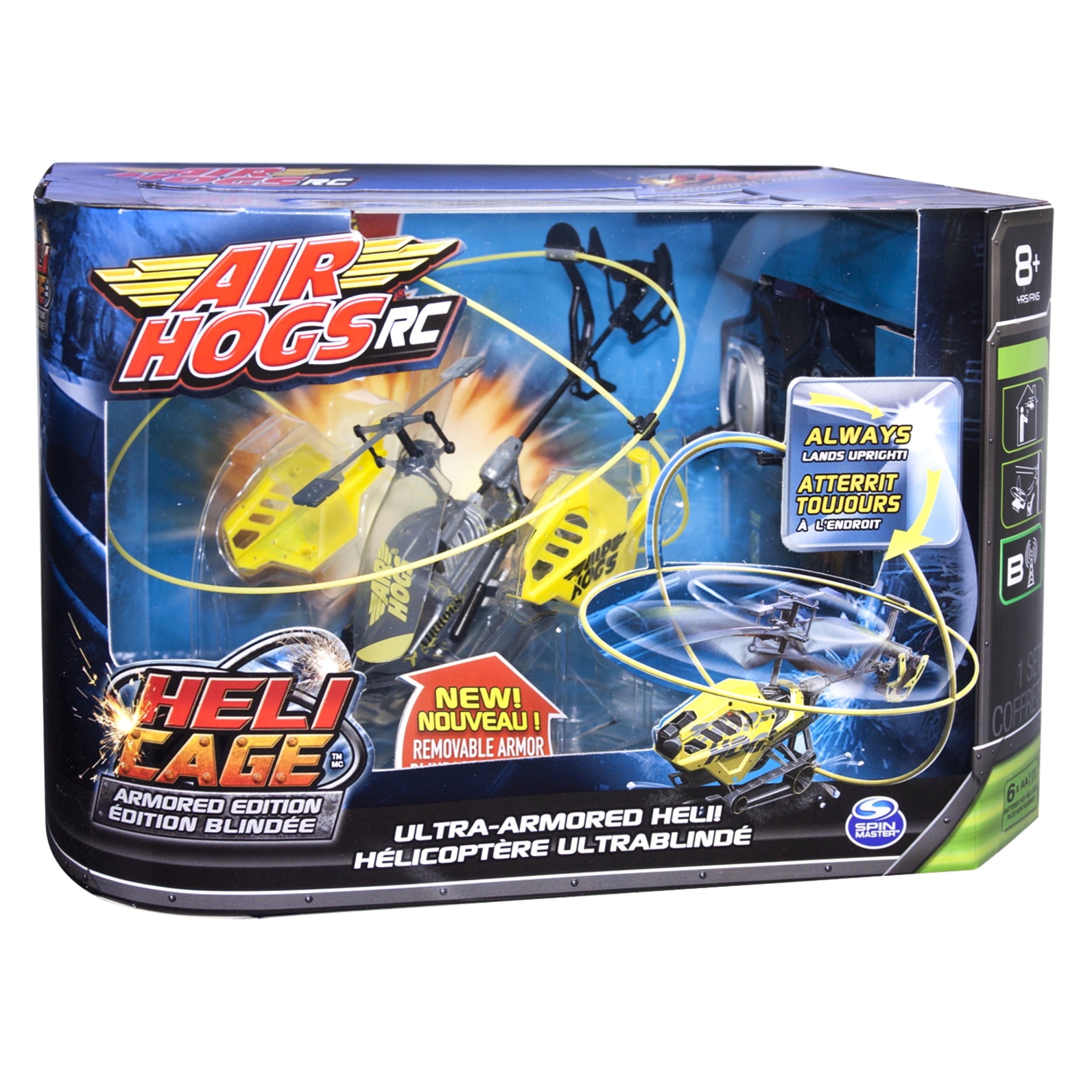 Air Hogs Radio Control Heli Cage - Invincible Flyer - Yellow