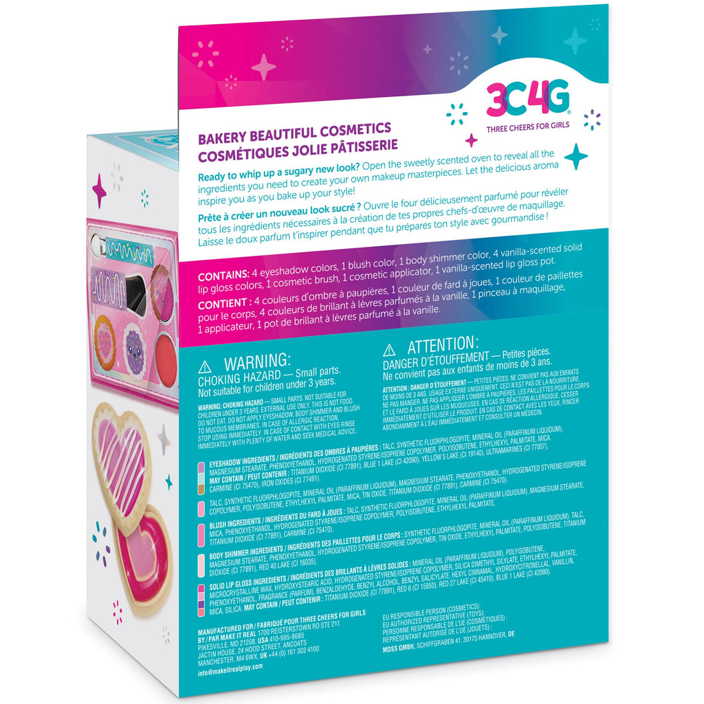 3C4G Bakery Beautiful Vanilla-Scented Cosmetic Set - For Kids 8+