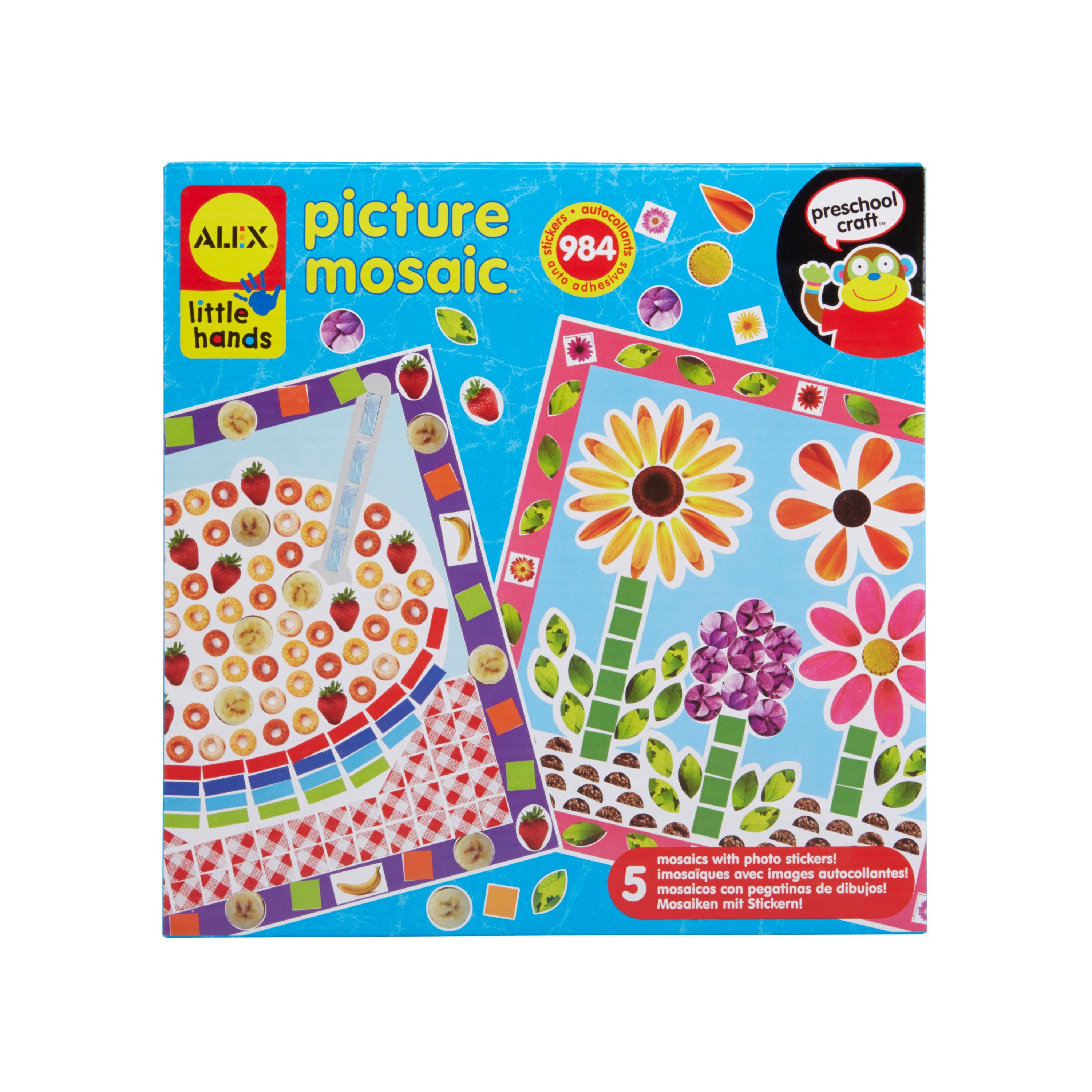 Alex Toys Little Hands Create-A-Mosaic Art Kit - Picture Mosaic